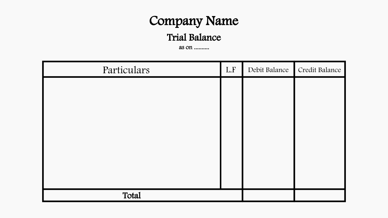 format-of-trial-balance